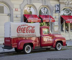 yapboz Eski Coca-Cola kamyon